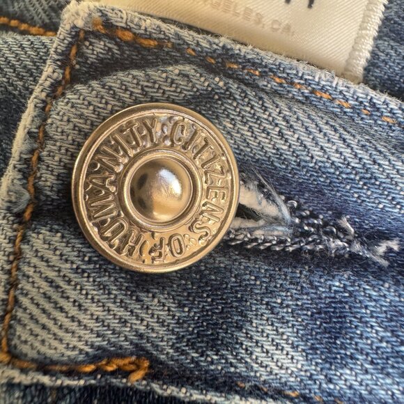 Citizens of Humanity Annabelle Denim Cutoff Shorts - Picture 10 of 14